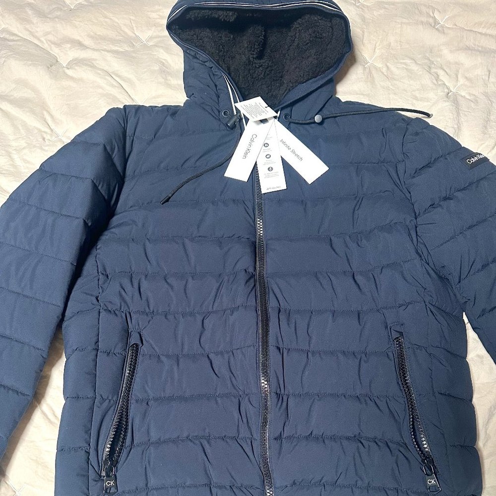 Calvin Klein blue bomber